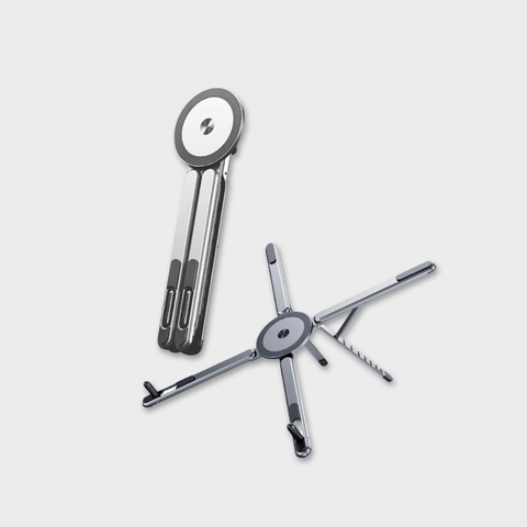 Multi-Functional Foldable Metal Phone Holder & Laptop Stand