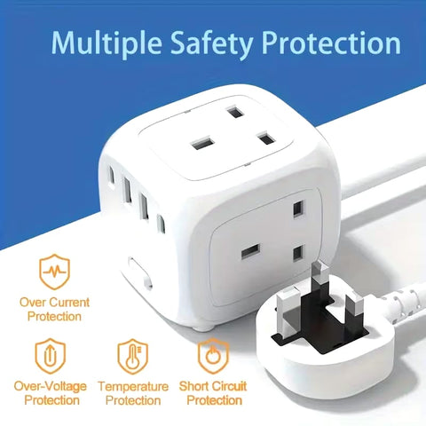 7-in-1 USB C Power Strip Charging Station