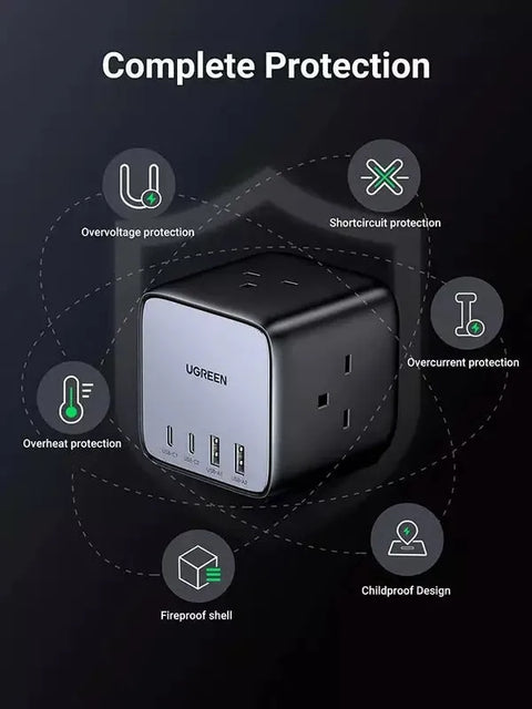7-in-1 USB C Power Strip Charging Station